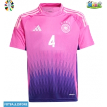 Tyskland Jonathan Tah #4 Bortedrakt EM 2024 Kortermet